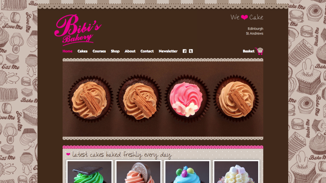 Bibis Bakery Website