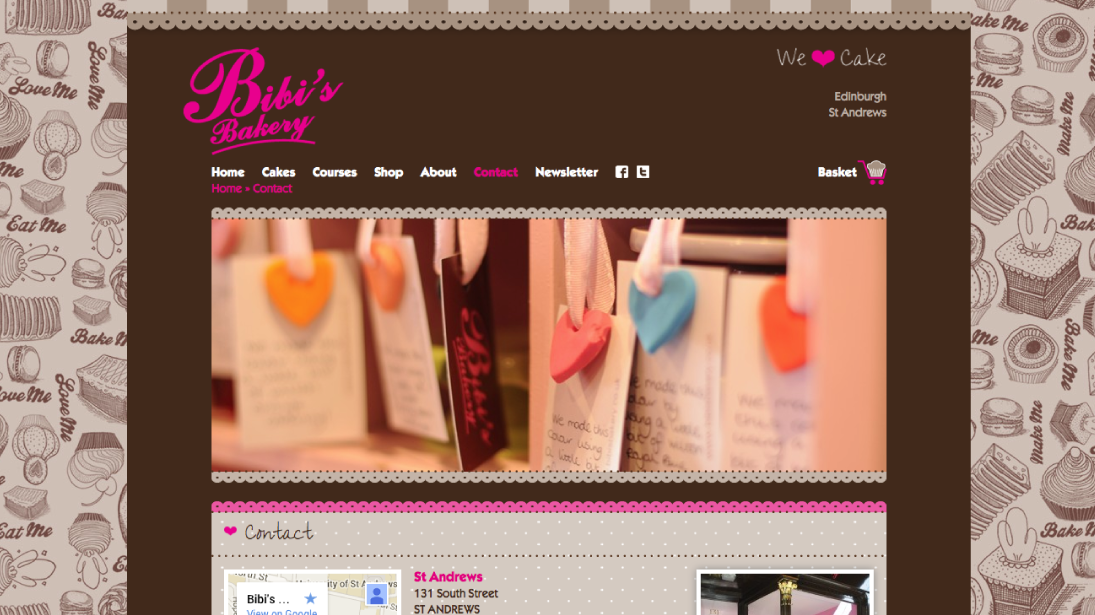 Bibis Bakery Website